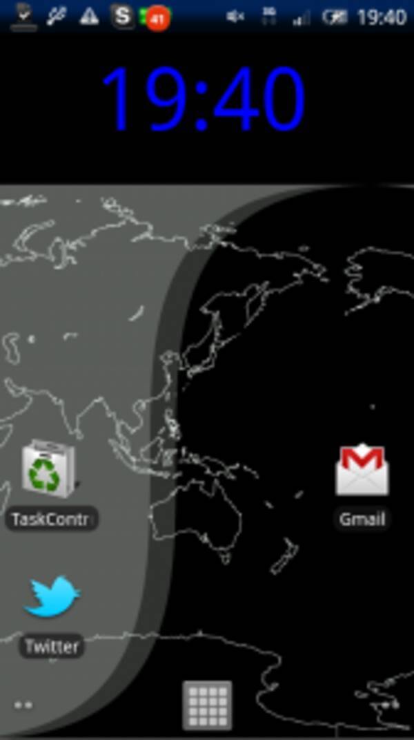 世界地図時計 壮大なスケール 地球を望むライブ壁紙 Androidアプリ1646 11年5月日 エキサイトニュース