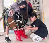 「「いつか琉球王朝祭りで」　小中学生5人、手作り旗頭で道ジュネー　大舞台を心待ち【動画あり】」の画像3