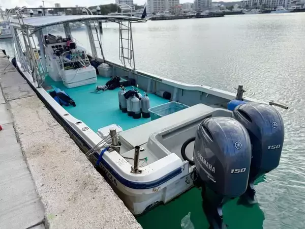 「【北谷町】観光中に行きやすい浜川漁港発ダイビング＆シュノーケル『DiveRock(ダイブロック)』水中写真無料プレゼント付き♪【美ら浜つーしん】」の画像