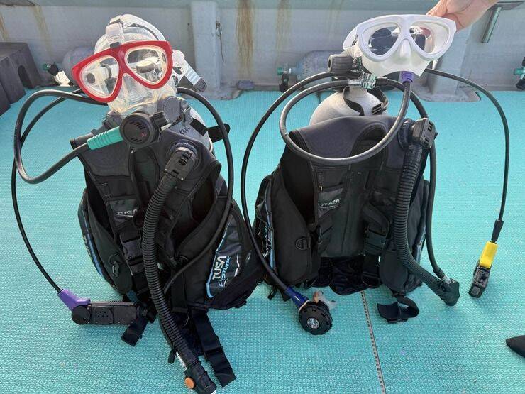 【北谷町】観光中に行きやすい浜川漁港発ダイビング＆シュノーケル『DiveRock(ダイブロック)』水中写真無料プレゼント付き♪【美ら浜つーしん】