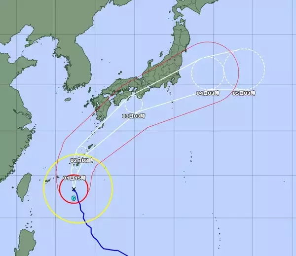 【台風6号】沖縄本島と久米島に暴風警報発表　バス・モノレールは1日の終日運休決める
