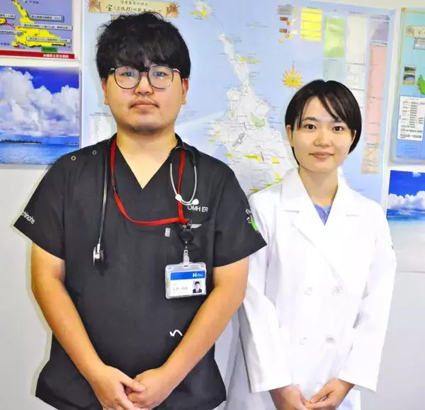 「離島の病院は症例や学びが限られるイメージ覆した」　沖縄県立宮古病院の研修医2人が最優秀　医学会の九州と県大会で
