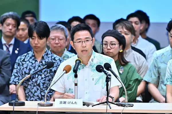 【速報】古謝玄太氏が県知事選に立候補を表明　辺野古の新基地建設は「容認する」