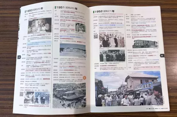 「「沖縄の戦後を視覚的に学習できる」　嘉手納爆音訴訟の原告団、ビジュアル年表を本島中部の小中学校に寄贈」の画像