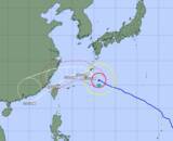 「【台風18号】沖縄本島北部に暴風警報　中南部は25日昼過ぎに発表予定」の画像1