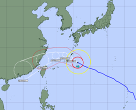 【台風18号】沖縄本島北部に暴風警報を発表