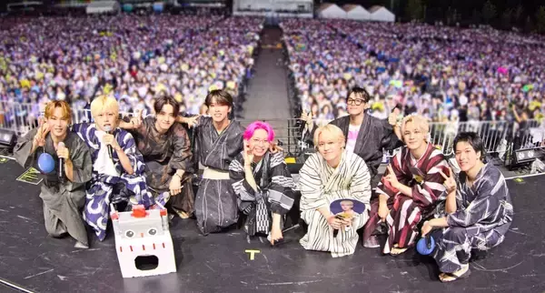 JO1、5周年ライブに3万人集結　初の単独野外、花火2万発が彩る　リーダー與那城「僕らも楽しめた」