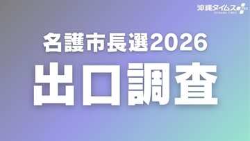 【予告】名護市長選、出口調査の結果を速報へ　投票終了後にウェブ配信予定（25日午後8時～）