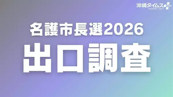 【予告】名護市長選、出口調査の結果を速報へ　投票終了後にウェブ配信予定（25日午後8時～）