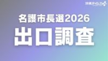 【予告】名護市長選、出口調査の結果を速報へ　投票終了後にウェブ配信予定（25日午後8時～）