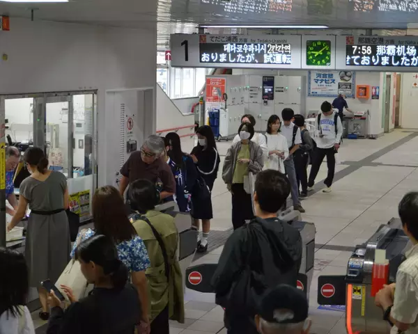 【速報】沖縄都市モノレール、全区間で運行再開　ダイヤに大幅な乱れ（5日午前9時20分）