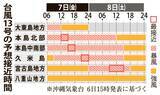 「【台風13号】沖縄に接近、那覇で3人けが　県内150人避難　南大東で瞬間風速31.1メートル」の画像3