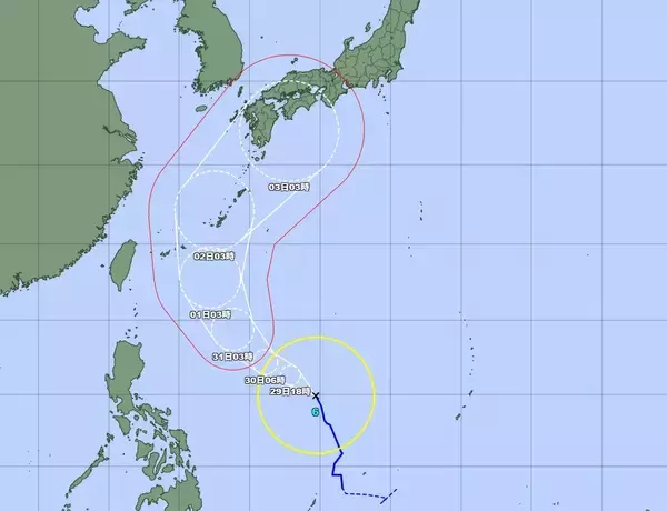 【台風6号】沖縄本島地方を直撃か　6月1日から2日にかけて　警報級の大雨・暴風・高潮の恐れ（5月29日午前6時）