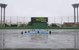 「高校野球沖縄大会　悪天候で継続試合に　コザ―中部商業、浦添工業―美里工業」の画像1
