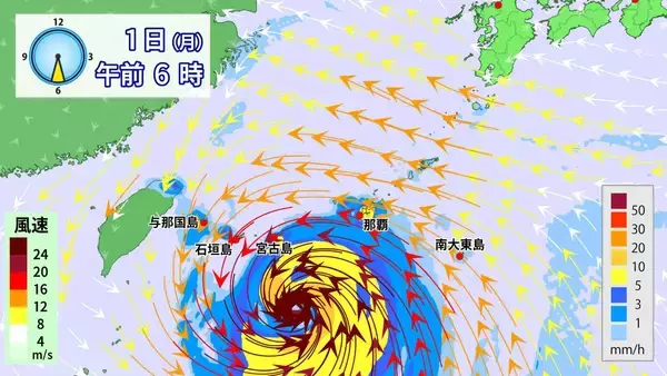 「台風6号は強い勢力で31日には沖縄の南海上へ　接近前から風雨が強まる見込み【気象予報士が解説】」の画像
