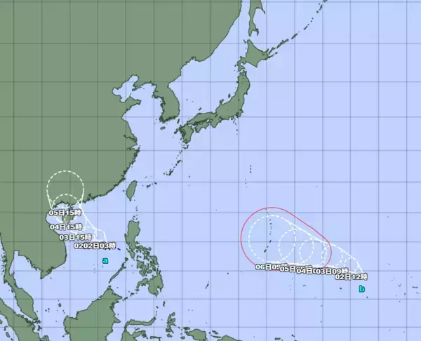 【速報】ダブル台風発生か　沖縄に影響を及ぼす恐れも