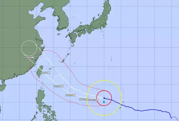 【台風9号】非常に強い勢力で先島接近へ　10日にも先島諸島に暴風警報発表の見込み