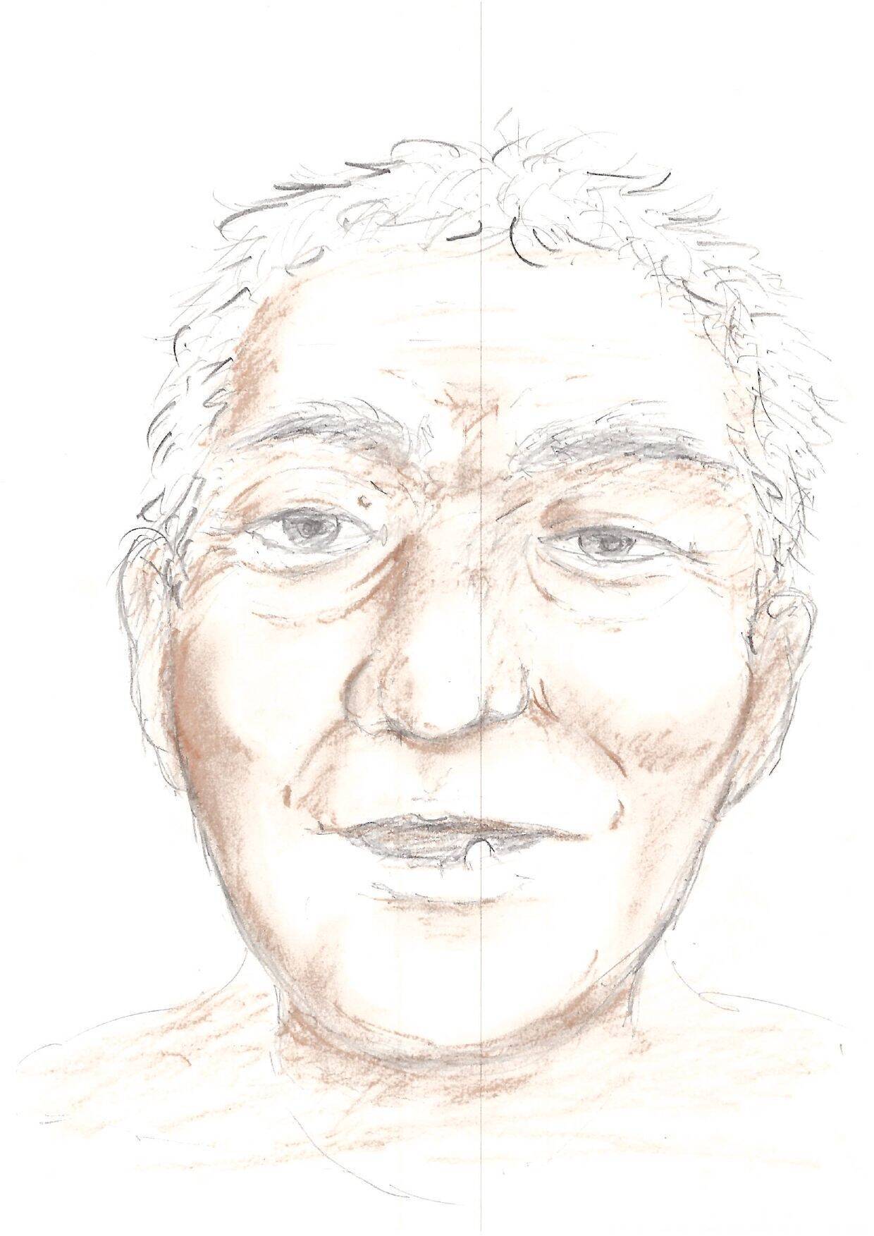 公園に身元不明遺体　70代とみられる男性　生前に「オオシロ」名乗る　沖縄・浦添市【似顔絵】