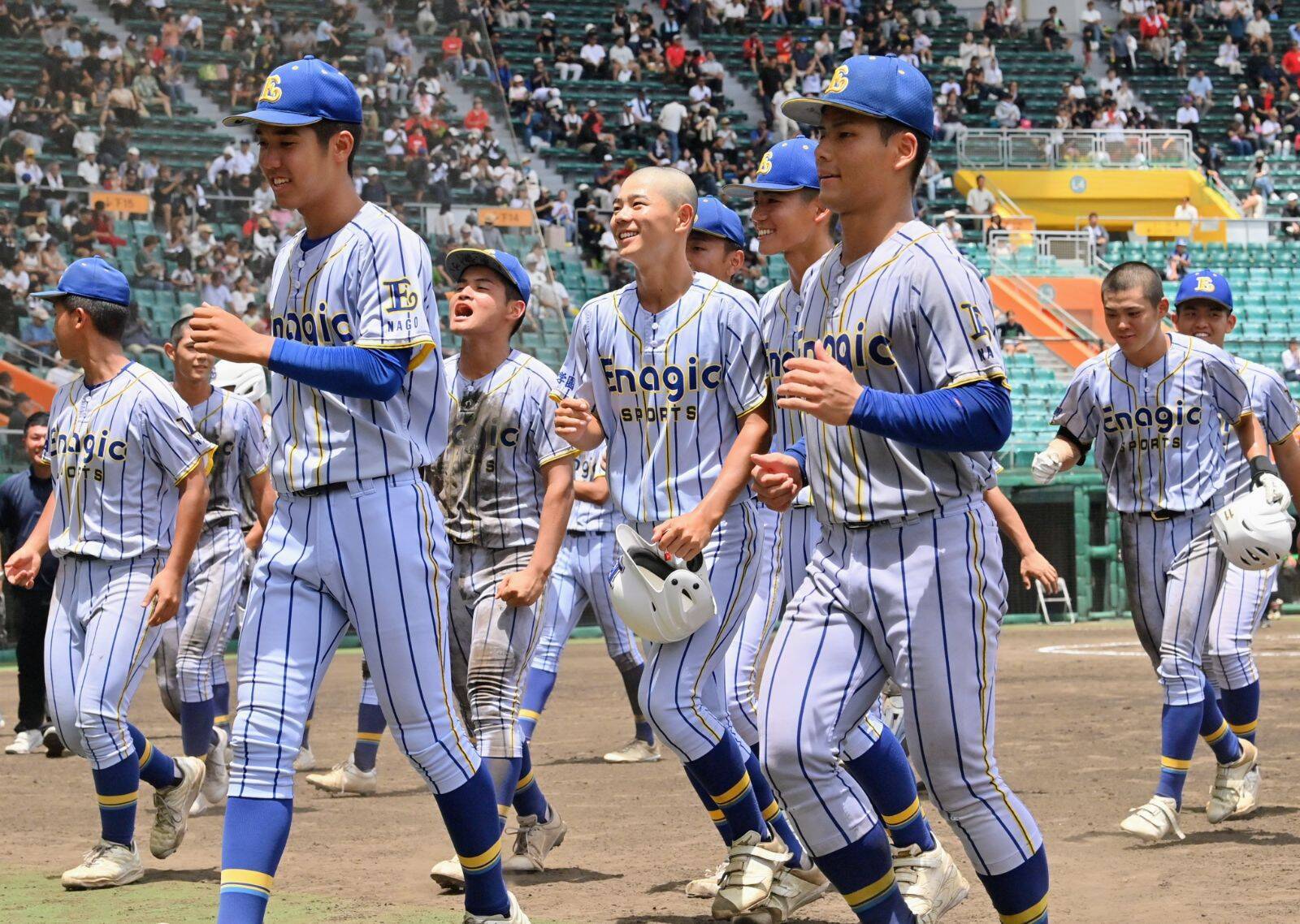 【速報】エナジックが決勝進出　北山に12-2コールド　20日は沖縄尚学と甲子園懸け対戦　夏の高校野球沖縄大会