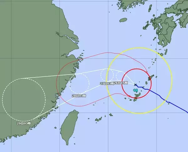 【台風18号】沖縄本島全域で暴風警報を解除　北部を中心に2810戸停電