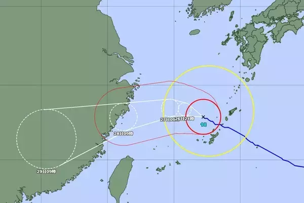 「【台風18号】沖縄本島全域で暴風警報を解除　北部を中心に2810戸停電」の画像