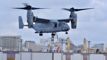 陸自オスプレイ、宮古・石垣飛来を中止　日米共同訓練、台風接近で　26日午後に空港使用申請
