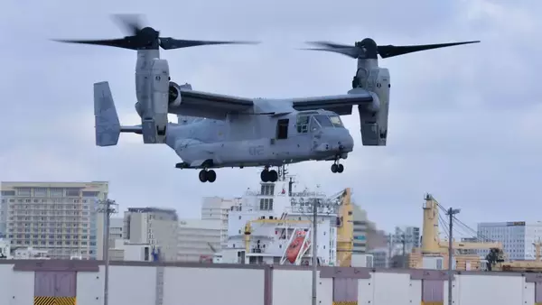 陸自オスプレイ、宮古・石垣飛来を中止　日米共同訓練、台風接近で　26日午後に空港使用申請