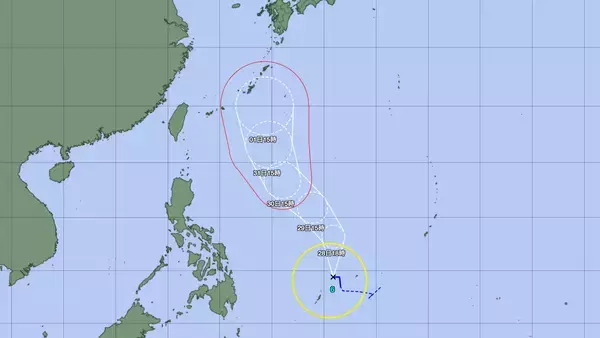 台風6号　沖縄地方に6月1日接近の恐れ　勢力強めながら北上