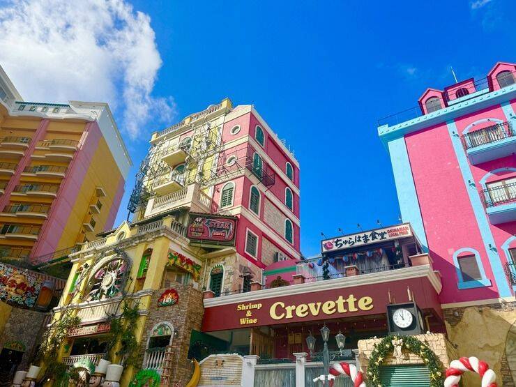 【北谷町】アメリカンビレッジのエビバル『Shrimp & Wine Crevette』おしゃれな雰囲気の中ディナーしてきました♪【美ら浜つーしん】