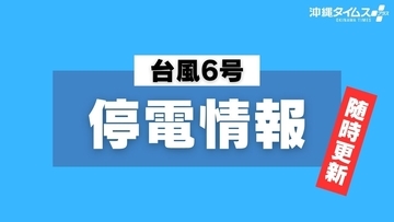 【台風6号】名護市や沖縄市などで停電6510戸（1日午後0時現在｜随時更新）