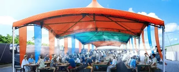 「みんなで食事したい」に対応　ジャングリア沖縄が264席休憩スペース設置へ　大型ミストファンで暑さ対策も