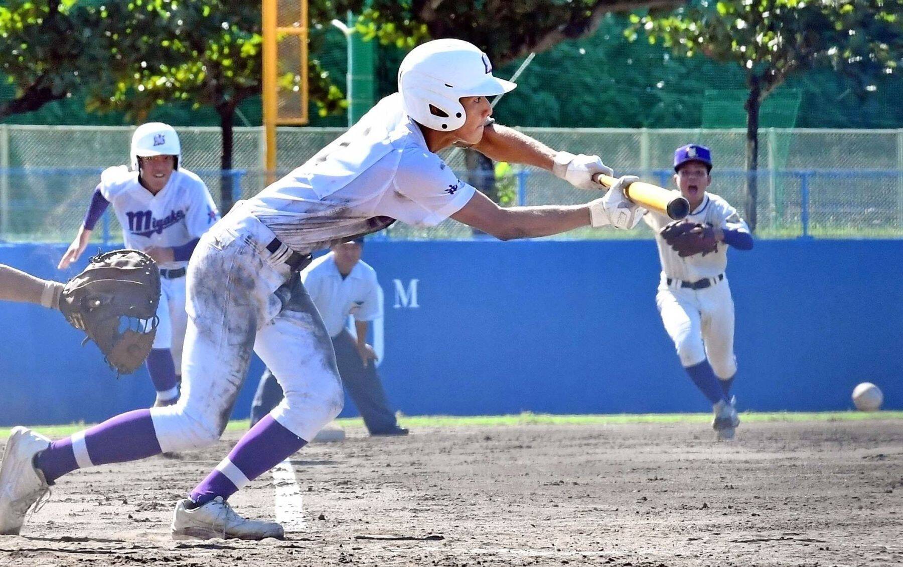 知念、沖縄水産に勝利　宮古、ウェルネス、沖縄尚学などが準々決勝に進出［高校野球　第75回県秋季大会］（第7日）