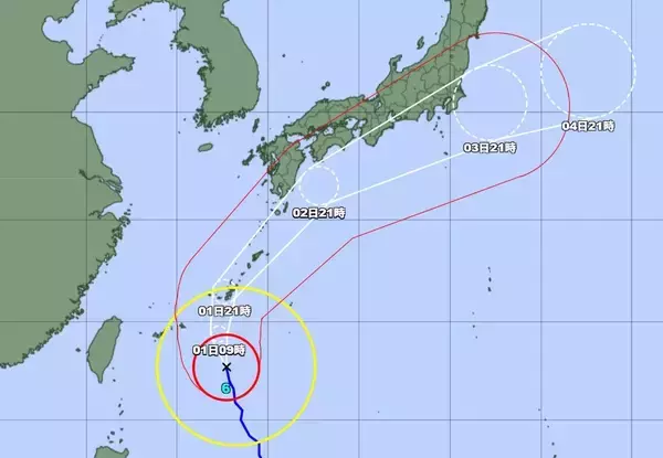 【台風6号】きょう沖縄本島直撃へ　夜に最接近か　最大瞬間風速50メートル予想