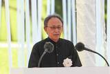 「【全文】沖縄慰霊の日、玉城デニー知事が平和宣言　戦後81年、続く基地負担　辺野古「押し付けでなく対話を」」の画像1