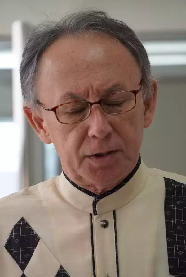 「玉城デニー知事「大変痛ましい事故で、胸が痛い」　沖縄・辺野古沖転覆で2人死亡受け」の画像