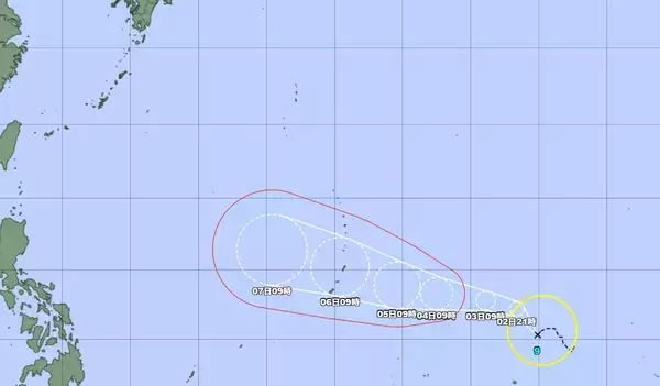 【速報】台風９号が発生　沖縄に影響を及ぼす可能性も