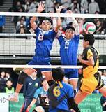 「春高バレー　男子沖縄代表の西原が初戦突破　新田（愛媛）に2―0」の画像2