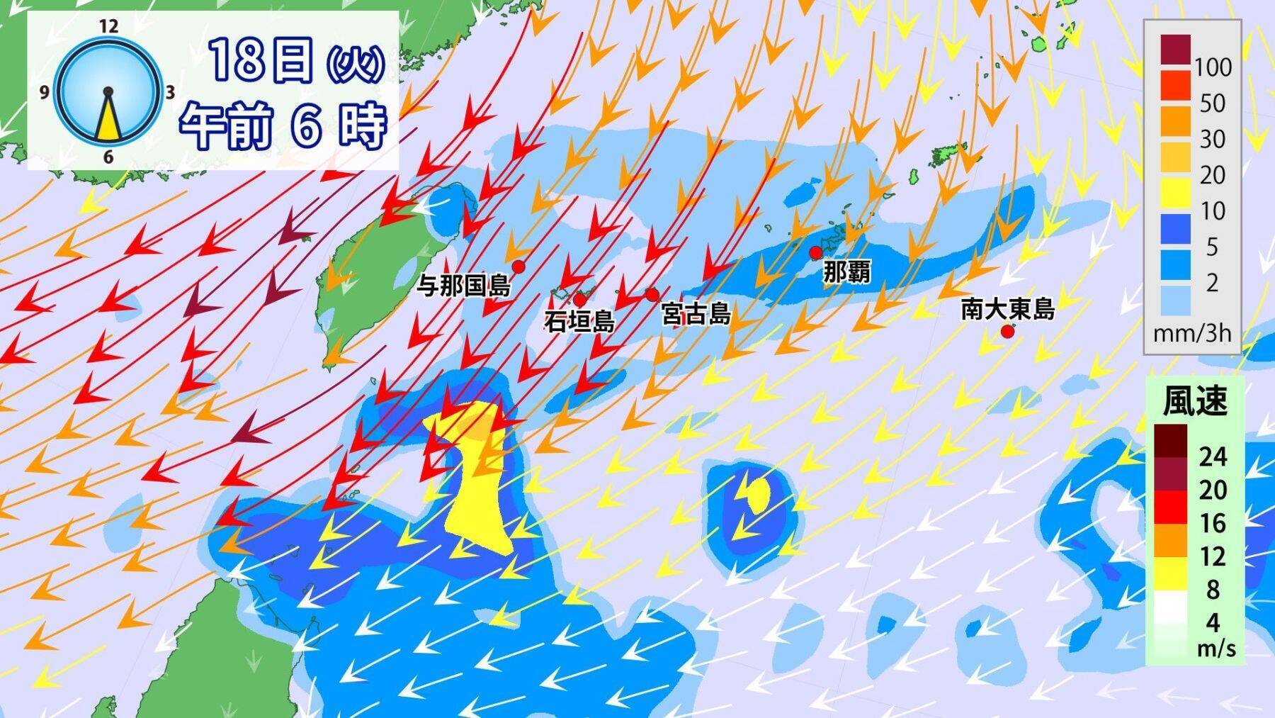 真夏日から一転、冬の寒さへ？　沖縄を襲った大雨　寒気と暖気がせめぎ合い