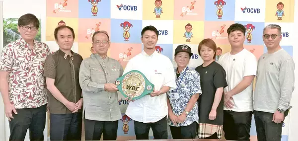 「沖縄で強くなりたい」　ボクシング世界王者の中谷潤人さん　3階級制覇を報告