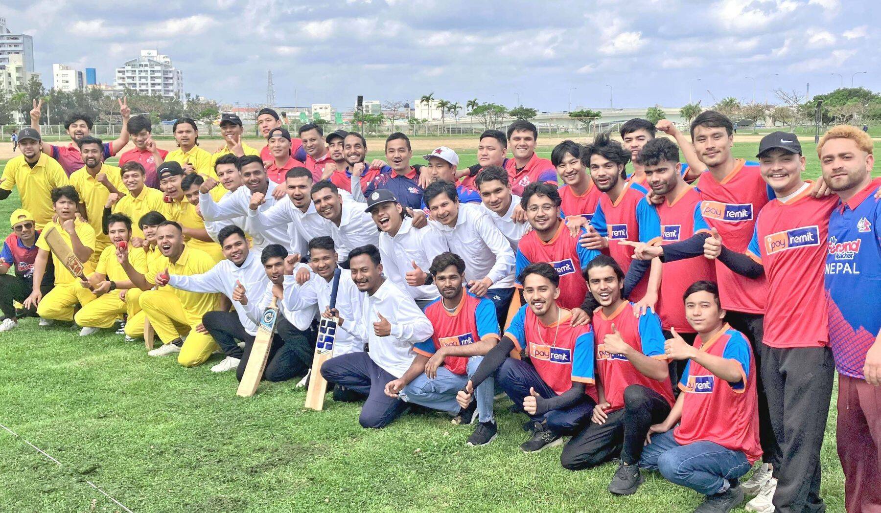 世界的に競技人口の多いクリケット　沖縄に住むネパール人が初の大会「顔を合わせるだけでも楽しい」　協会設立から3年　4チームが2日間リーグ戦