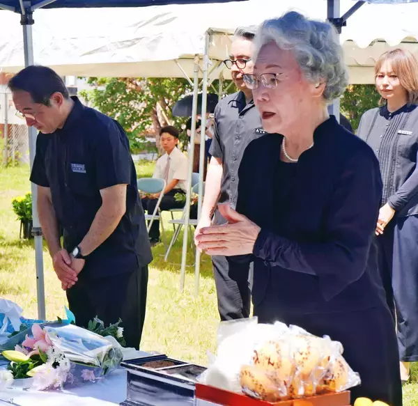 「忘れない、祈り今こそ　沖縄県内各地で慰霊祭　孫に同じ思いさせたくない」の画像