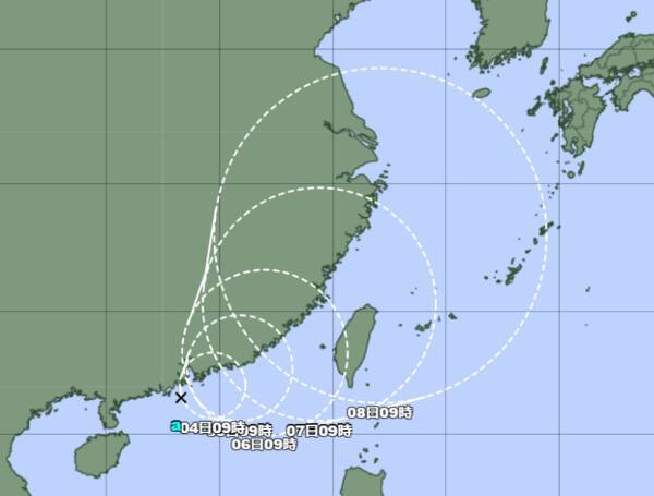 24時間以内に 台風9号 発生へ 21年8月3日 エキサイトニュース