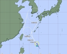 台風12号が発生　22日に沖縄にかなり接近、荒れた天気に