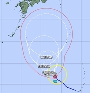 台風16号、28日にも猛烈な勢力で日本の南に達する見込み