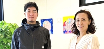 ポップでビビッドな色使い　沖縄・北谷町出身のアーティストHAYATO MACHIDAさん、那覇市で個展　1月20日まで