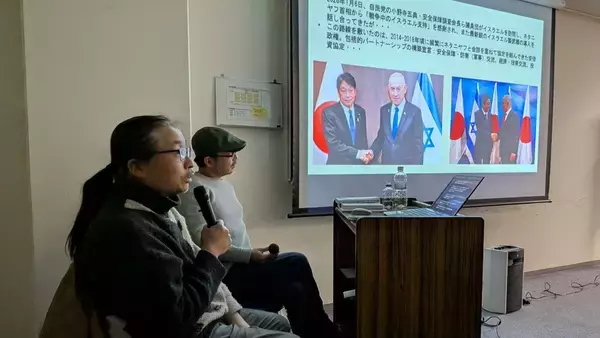 「日本がジェノサイドの一端担っている」　東京経済大・早尾氏、自民のイスラエル訪問と協力協議を批判　大阪でパレスチナ占領考える対談
