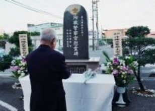 誕生日に事件発生「あれからこの日は命日に」　暴力団抗争で2警官が殉職して35年　沖縄署の慰霊碑に解決誓う