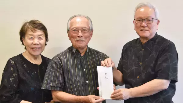 ［未来支える］山城さん夫妻　50万円「笑顔になれば」　水彩画　売り上げ寄付