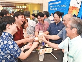 ジャズの生演奏とビールに酔う　沖縄ハーバービューホテル「ビアナイト」、那覇市できょう14日まで