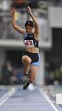 「三段跳び　那覇国際高の松川そらが優勝　国民スポーツ大会」の画像1